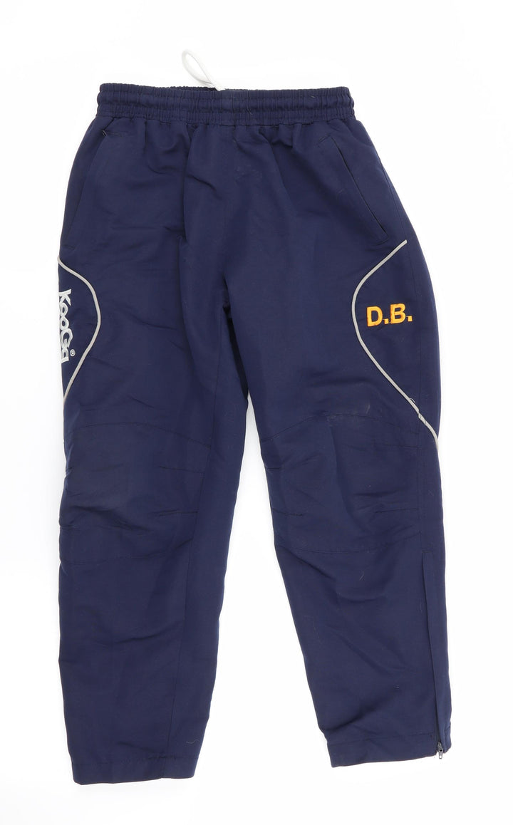 KooGar Mens Blue Track Pants Trousers L23 in - Cropped