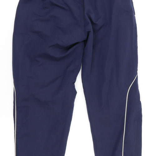 KooGar Mens Blue   Track Pants Trousers  L23 in - Cropped