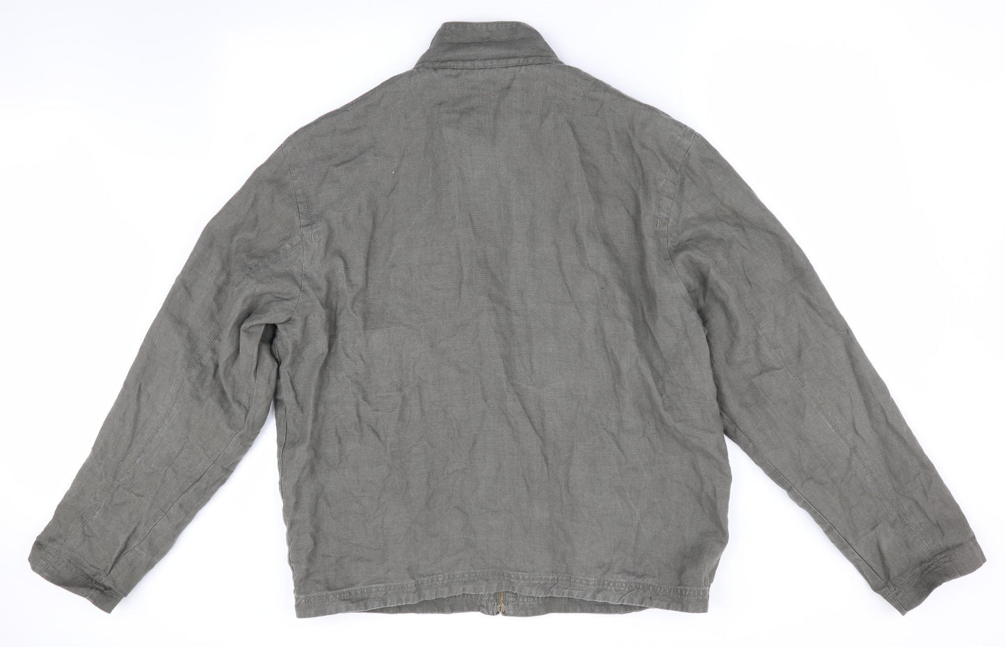 Marks and Spencer Mens Green   Jacket Coat   - Linen Coat