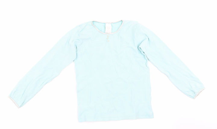 Mackays Girls Blue Solid Pyjama Top Size 9-10 Years