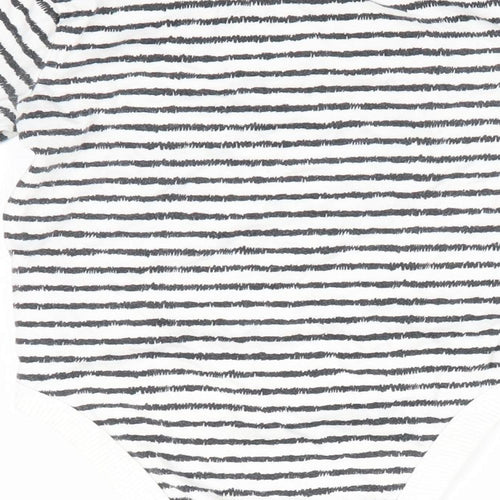 My K Boys Black Striped  Romper One-Piece Size 9-12 Months  - Super Happy