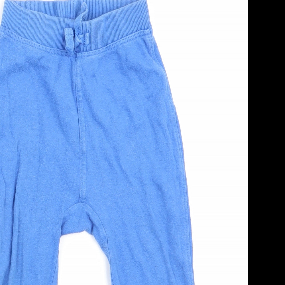 George Boys Blue   Jogger Trousers Size 12-18 Months