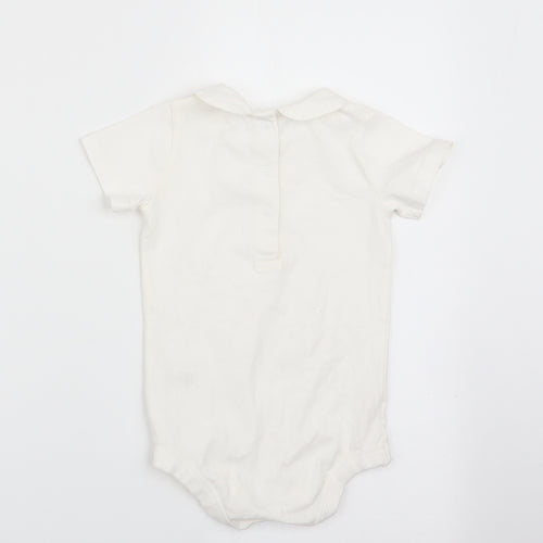 TU Boys Ivory   Romper One-Piece Size 9-12 Months