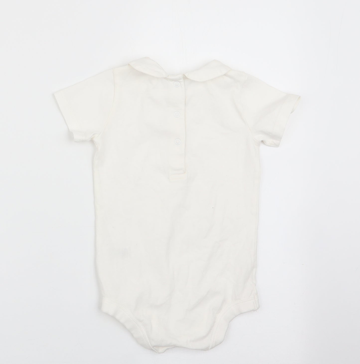 TU Boys Ivory   Romper One-Piece Size 9-12 Months