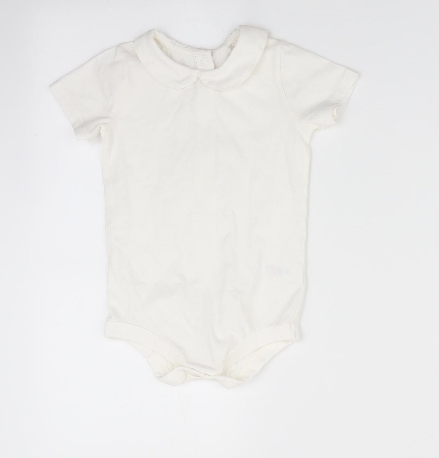 TU Boys Ivory   Romper One-Piece Size 9-12 Months