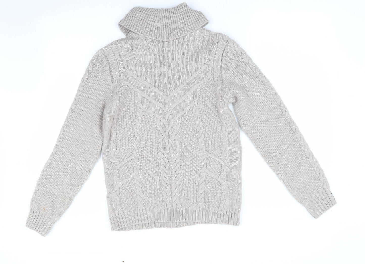 Pure by Lucia Womens Beige   Pullover Jumper Size 12