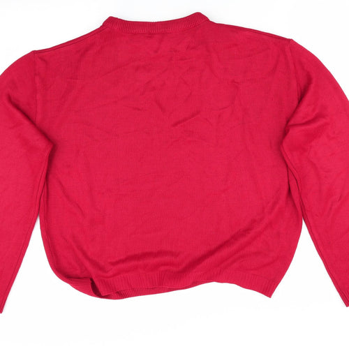Avabell Mens Red   Pullover Jumper