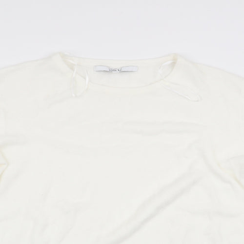 Vida Vi Womens Ivory   Pullover Jumper Size XL
