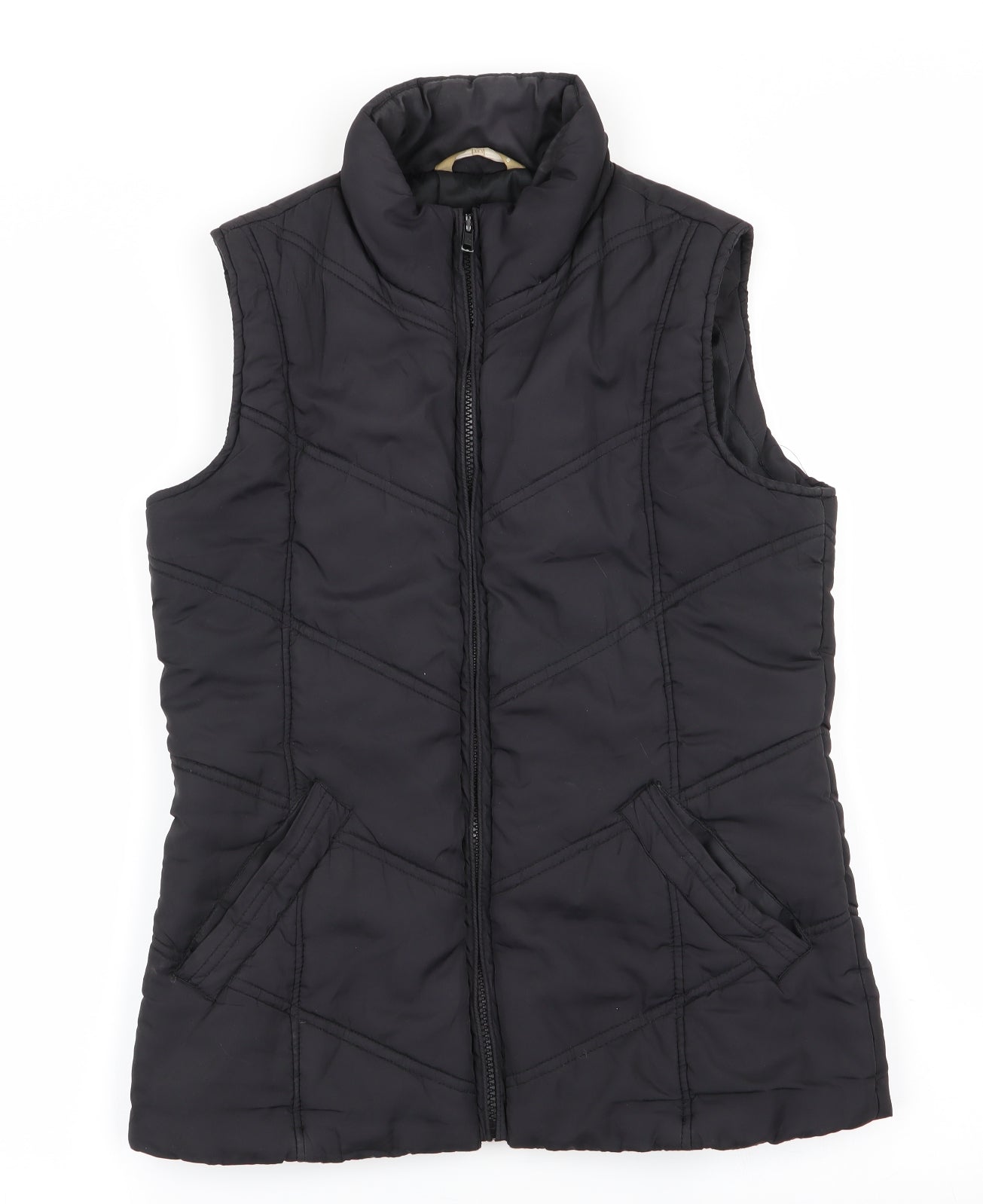 TU Womens Black   Gilet Waistcoat Size 8