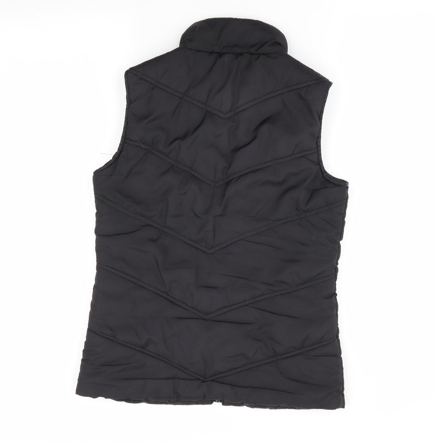 TU Womens Black   Gilet Waistcoat Size 8