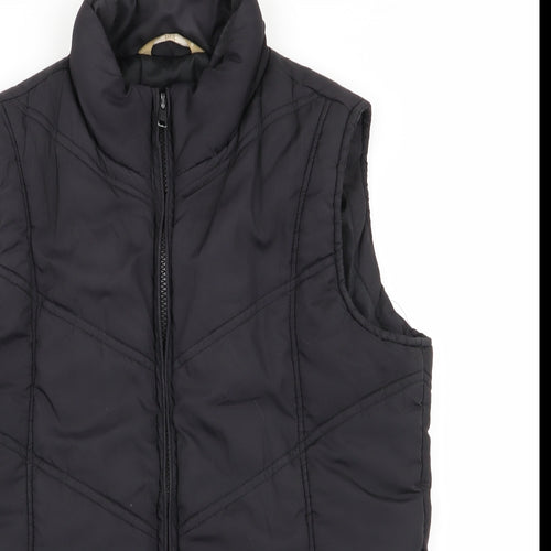 TU Womens Black   Gilet Waistcoat Size 8