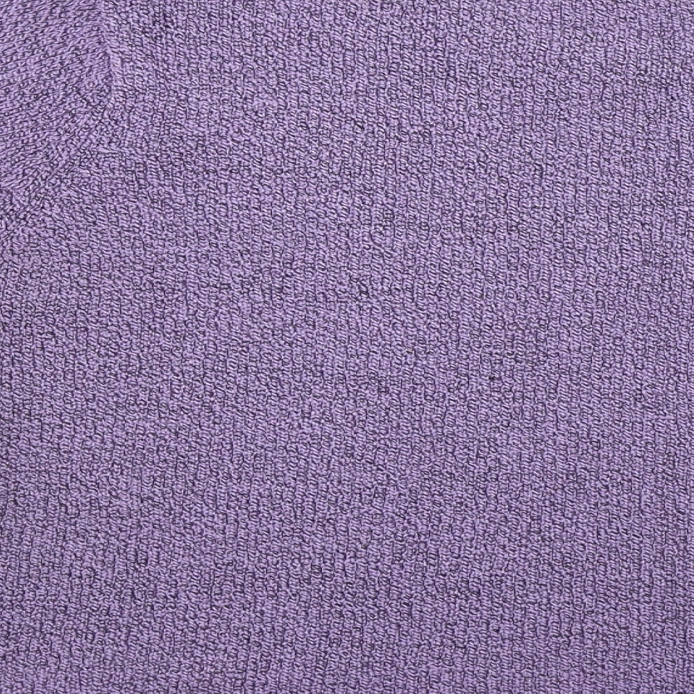 Pure&Natural Womens Purple   Pullover Jumper Size M