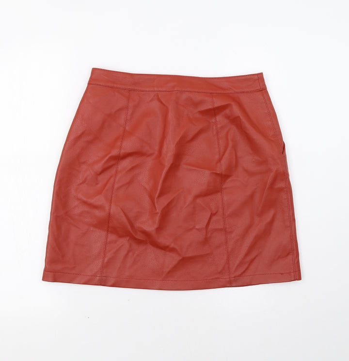 VERO MODA Womens Brown Mini Skirt Size S