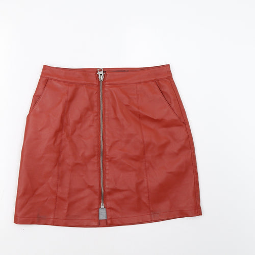 VERO MODA Womens Brown   Mini Skirt Size S