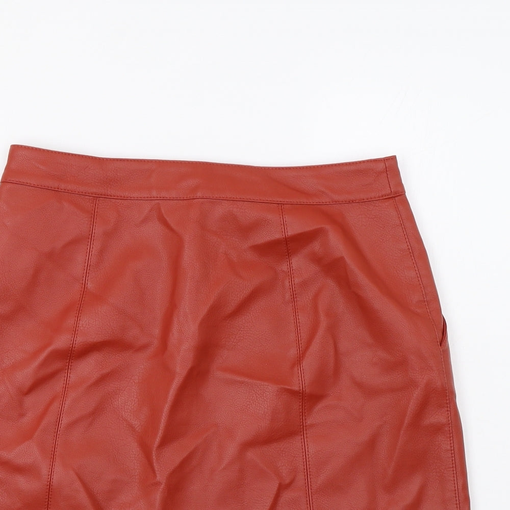 VERO MODA Womens Brown   Mini Skirt Size S