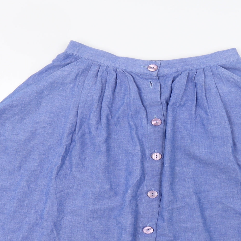 Country Collection Womens Blue   A-Line Skirt Size 12