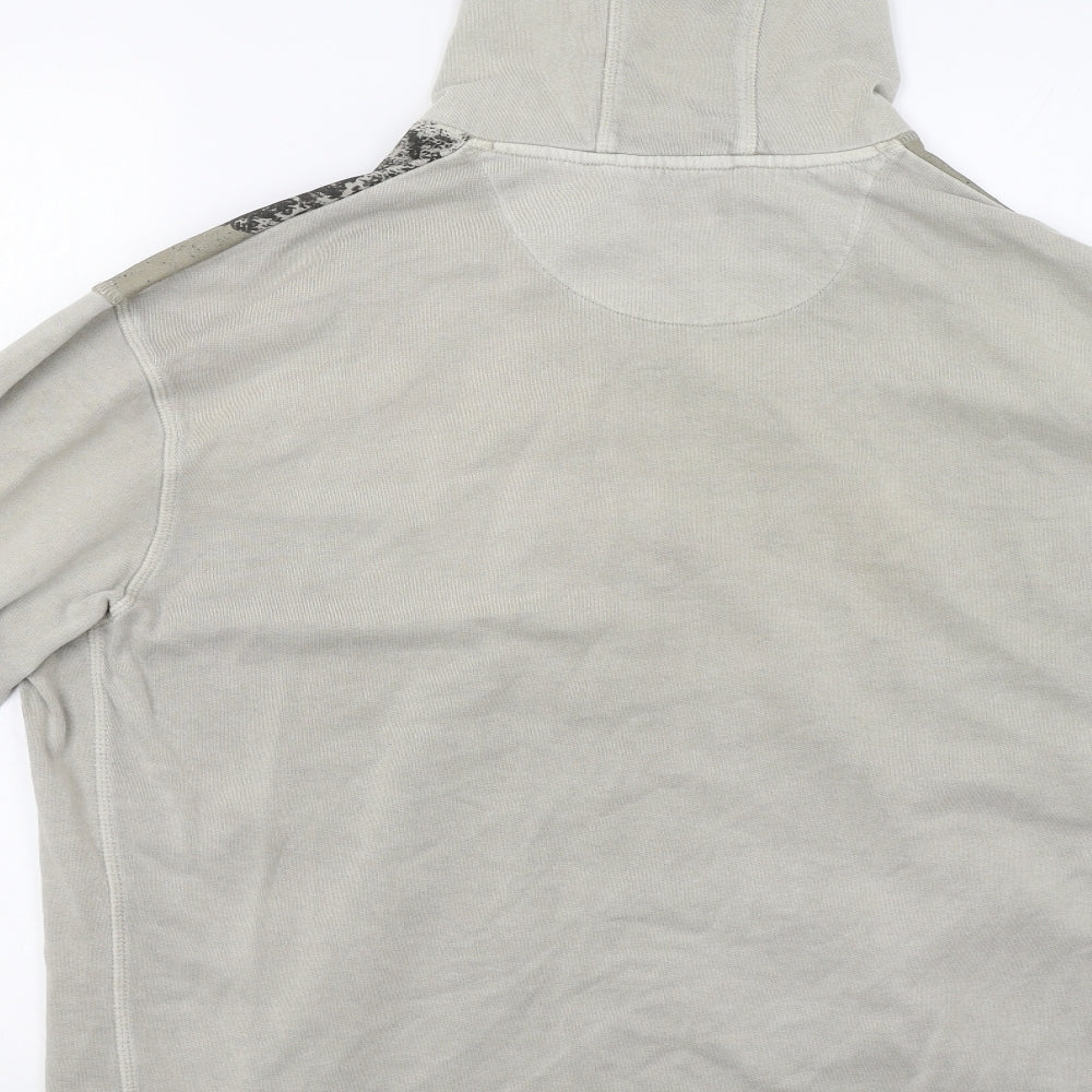 NEXT Mens Beige   Henley Hoodie Size XL