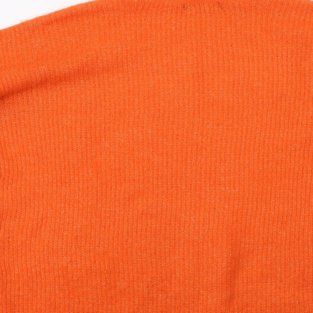 F&F Womens Orange   Pullover Jumper Size 10