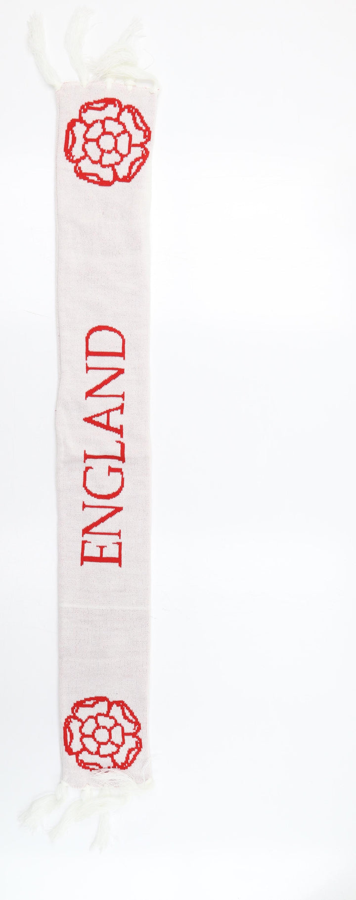 The Works Mens White Scarf One Size - England