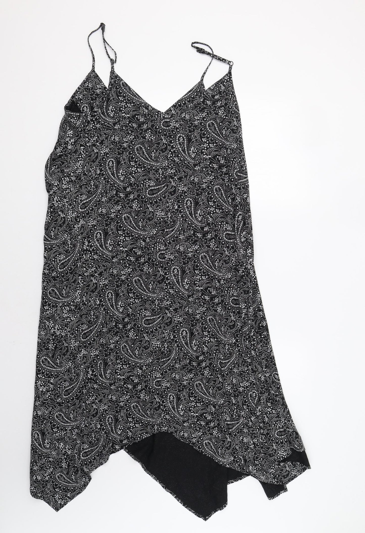 Papaya Womens Black Paisley  Ball Gown  Size 12