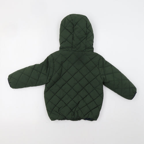 NEXT Boys Green   Puffer Jacket Jacket Size 2-3 Years