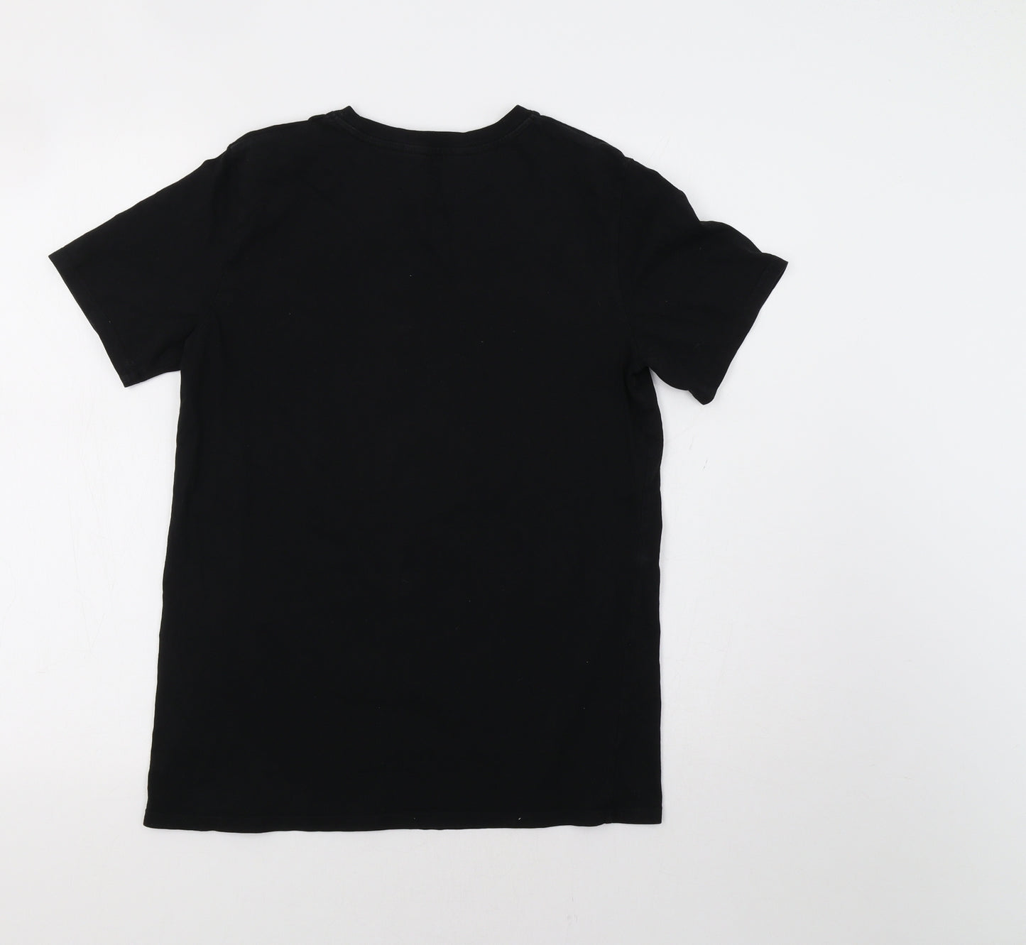 H&M Girls Black   Basic T-Shirt Size 12-13 Years  - Gamers