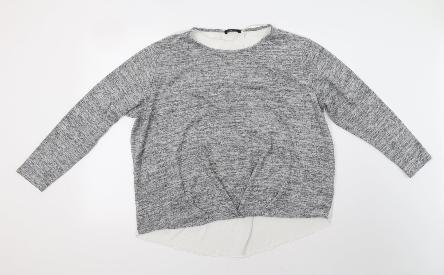 Primark Womens Grey   Pullover Jumper Size 18