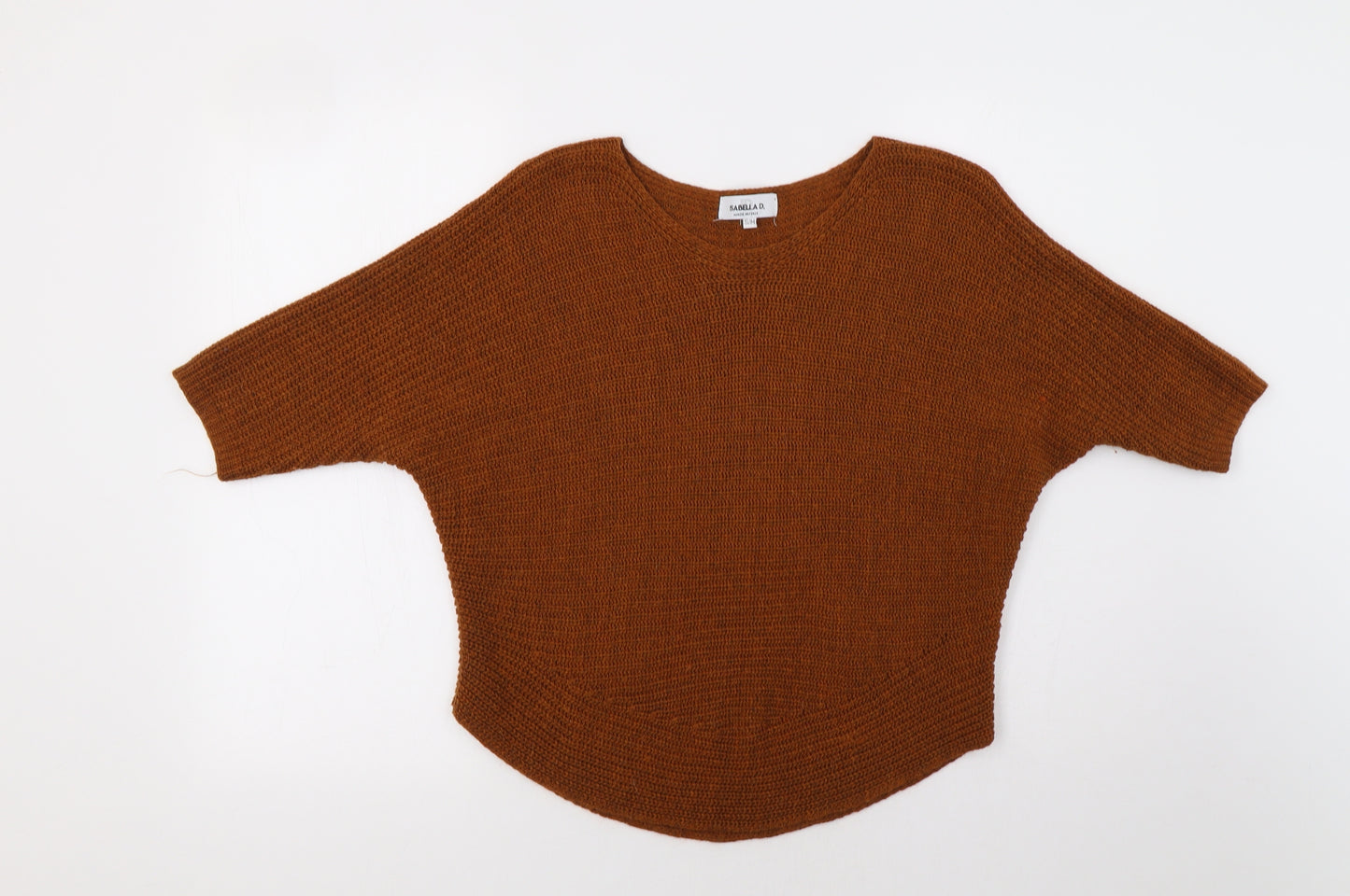 Isabella D. Womens Brown   Pullover Jumper Size M
