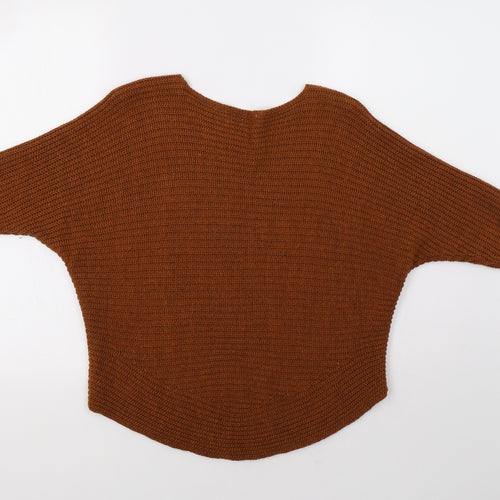 Isabella D. Womens Brown   Pullover Jumper Size M
