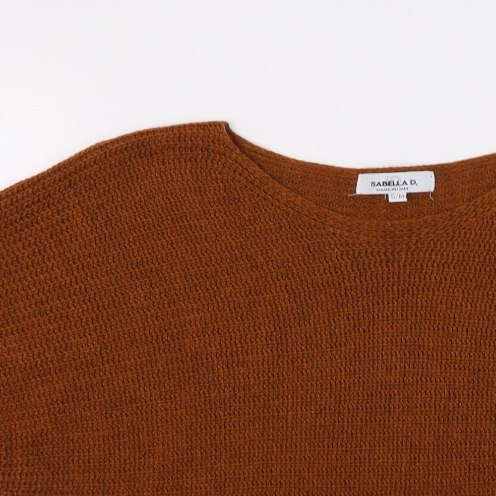 Isabella D. Womens Brown   Pullover Jumper Size M
