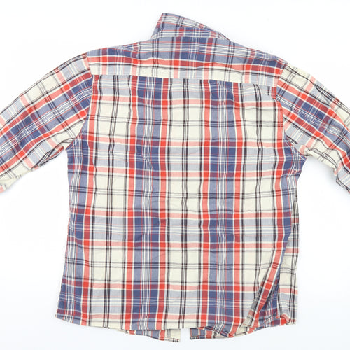 Easy Mens Multicoloured Plaid   Button-Up Size XL