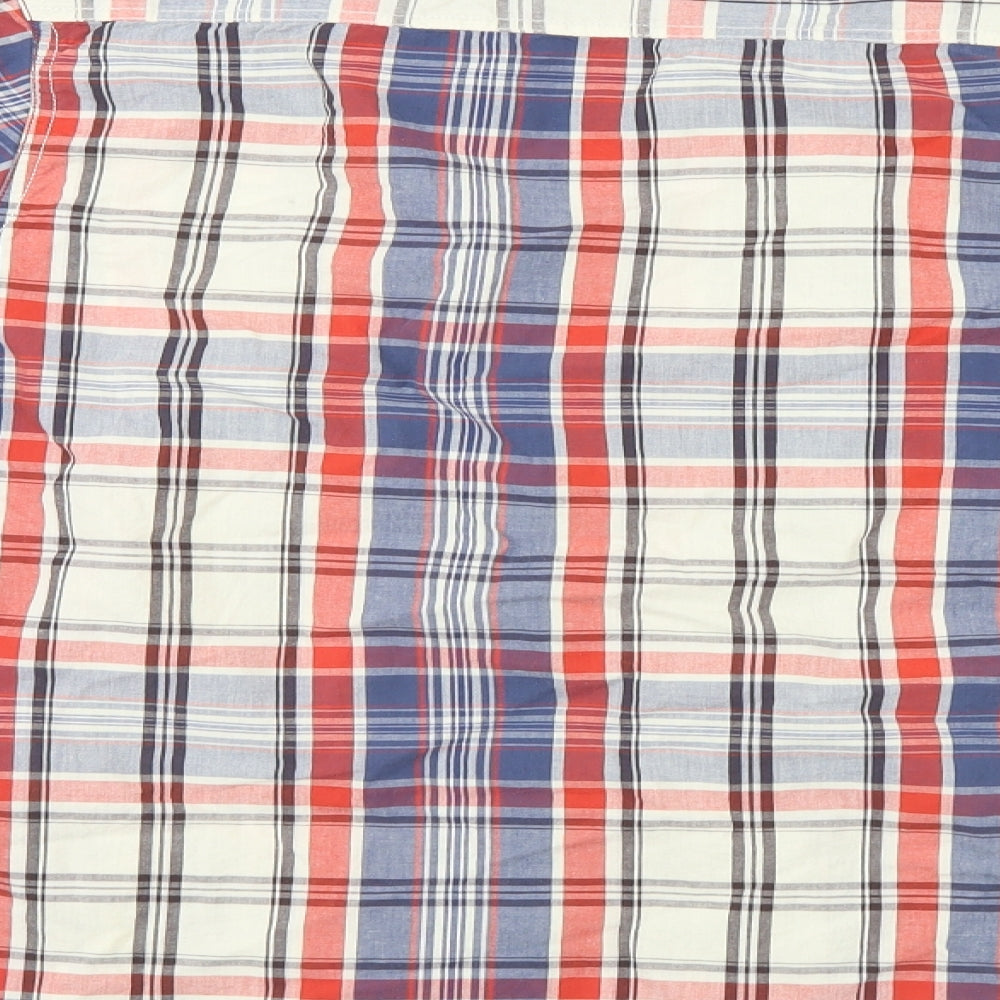 Easy Mens Multicoloured Plaid   Button-Up Size XL