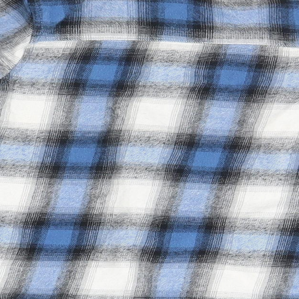 Primark Boys Blue Plaid  Basic Button-Up Size 2-3 Years