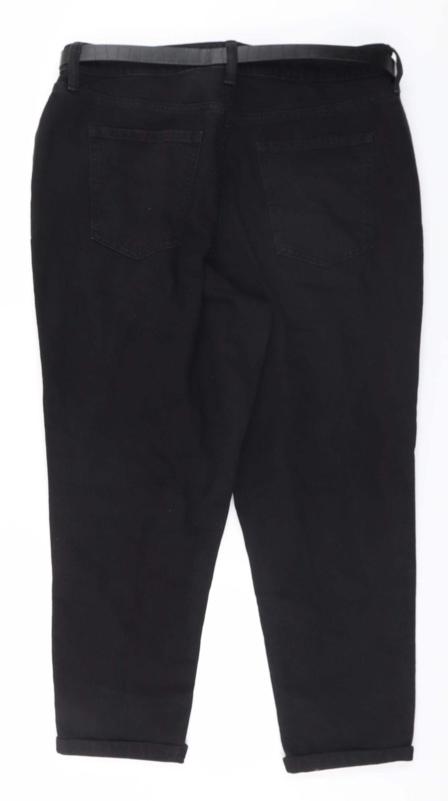 F&F Womens Black   Trousers  Size 16 L24 in