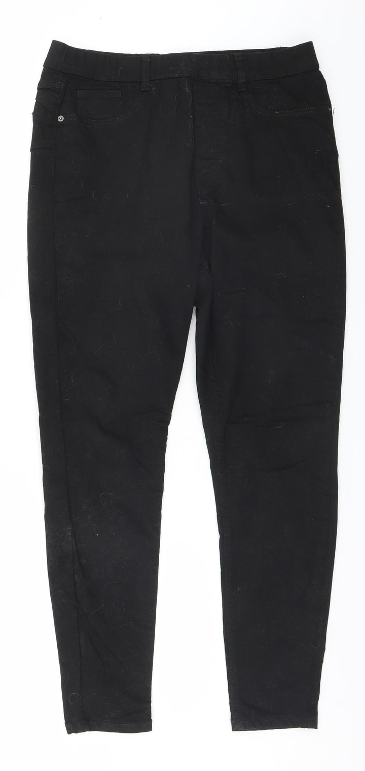 New Look Womens Black Jegging Jeans Size 10 L21 in