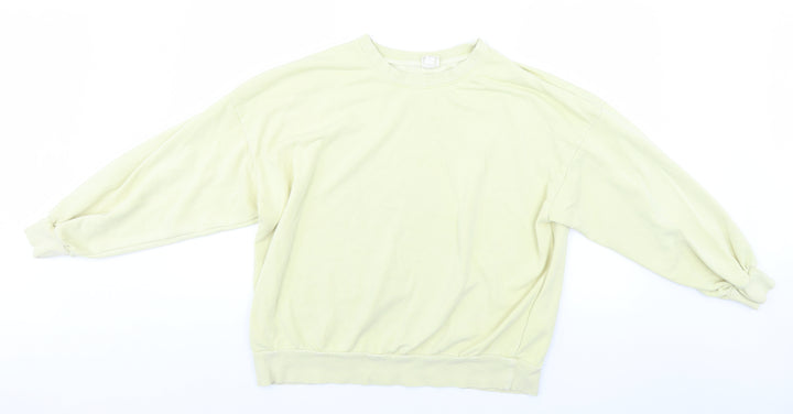H&M Womens Yellow Pullover Jumper Size M