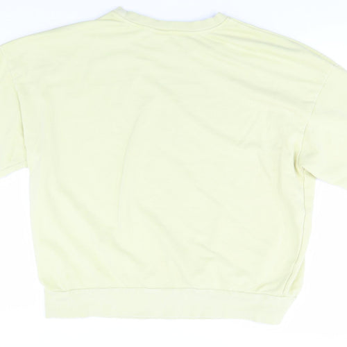 H&M Womens Yellow   Pullover Jumper Size M