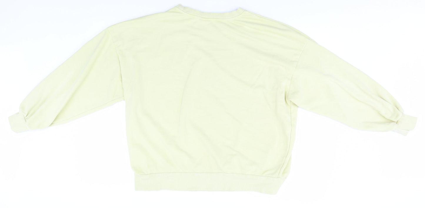 H&M Womens Yellow   Pullover Jumper Size M