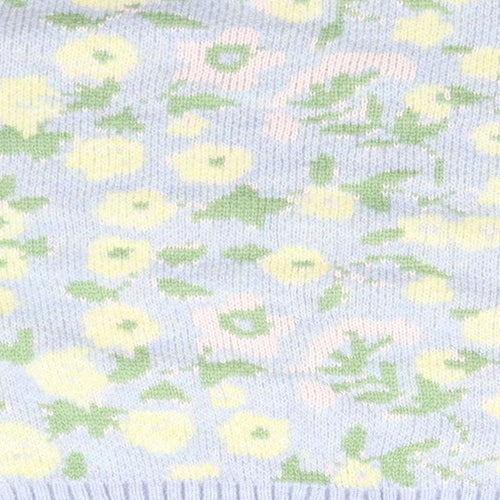 Primark Womens Blue Floral  Pullover Jumper Size 12