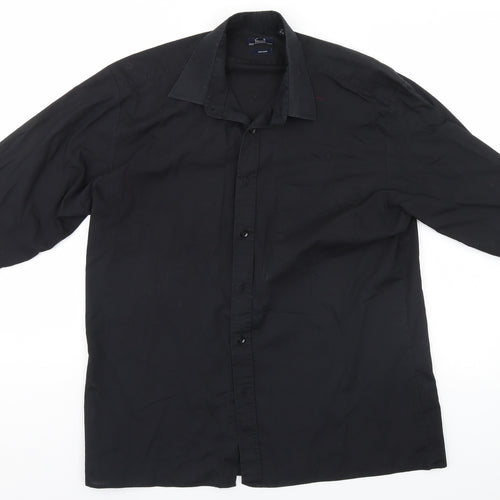 Premier Womens Black   Basic Button-Up Size 16