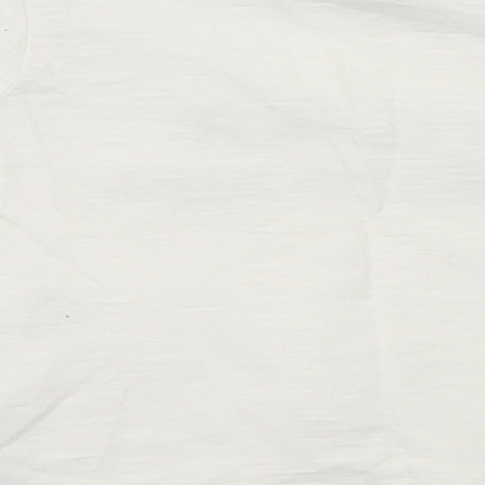 George Baby White   Basic T-Shirt Size 9-12 Months  - Dinosaur