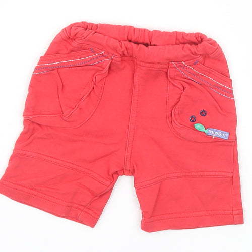 Miobic Baby Red   Sweatpants Leggings Size 3-6 Months