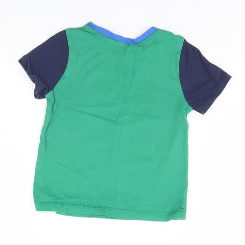 George Boys Green   Basic T-Shirt Size 3-4 Years  - Future Race Car Driver