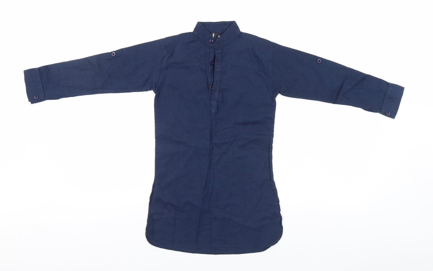 Fancy World Womens Blue   Basic T-Shirt Size 6