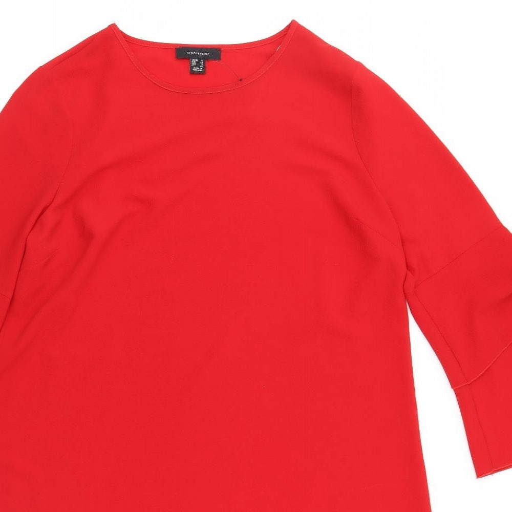 Atmosphere Womens Red   Basic Blouse Size 16