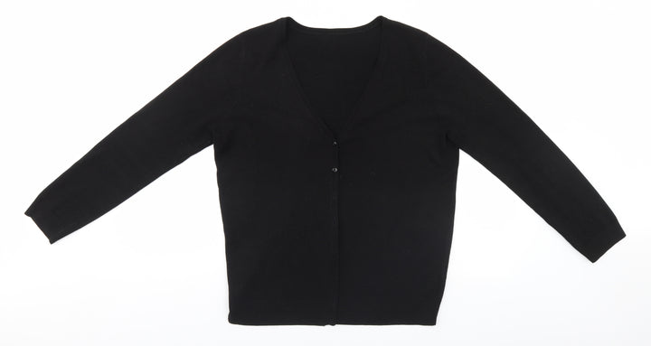 BHS Womens Black Cardigan Jumper Size 14