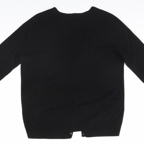 BHS Womens Black   Cardigan Jumper Size 14