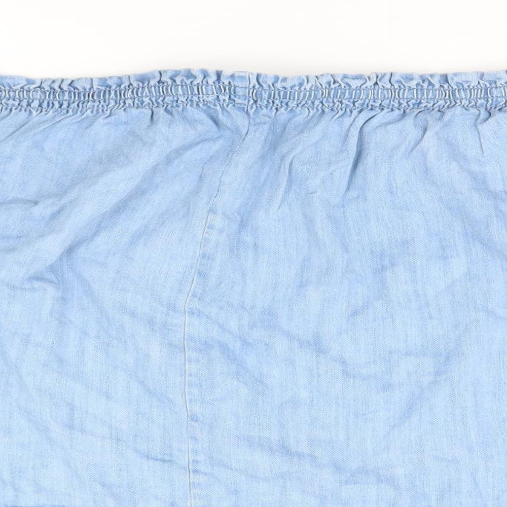 New Look Womens Blue   Basic T-Shirt Size 18