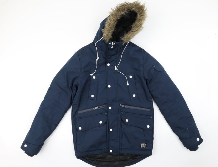 Supply and demand Womens Blue Puffer Jacket Coat Size XS