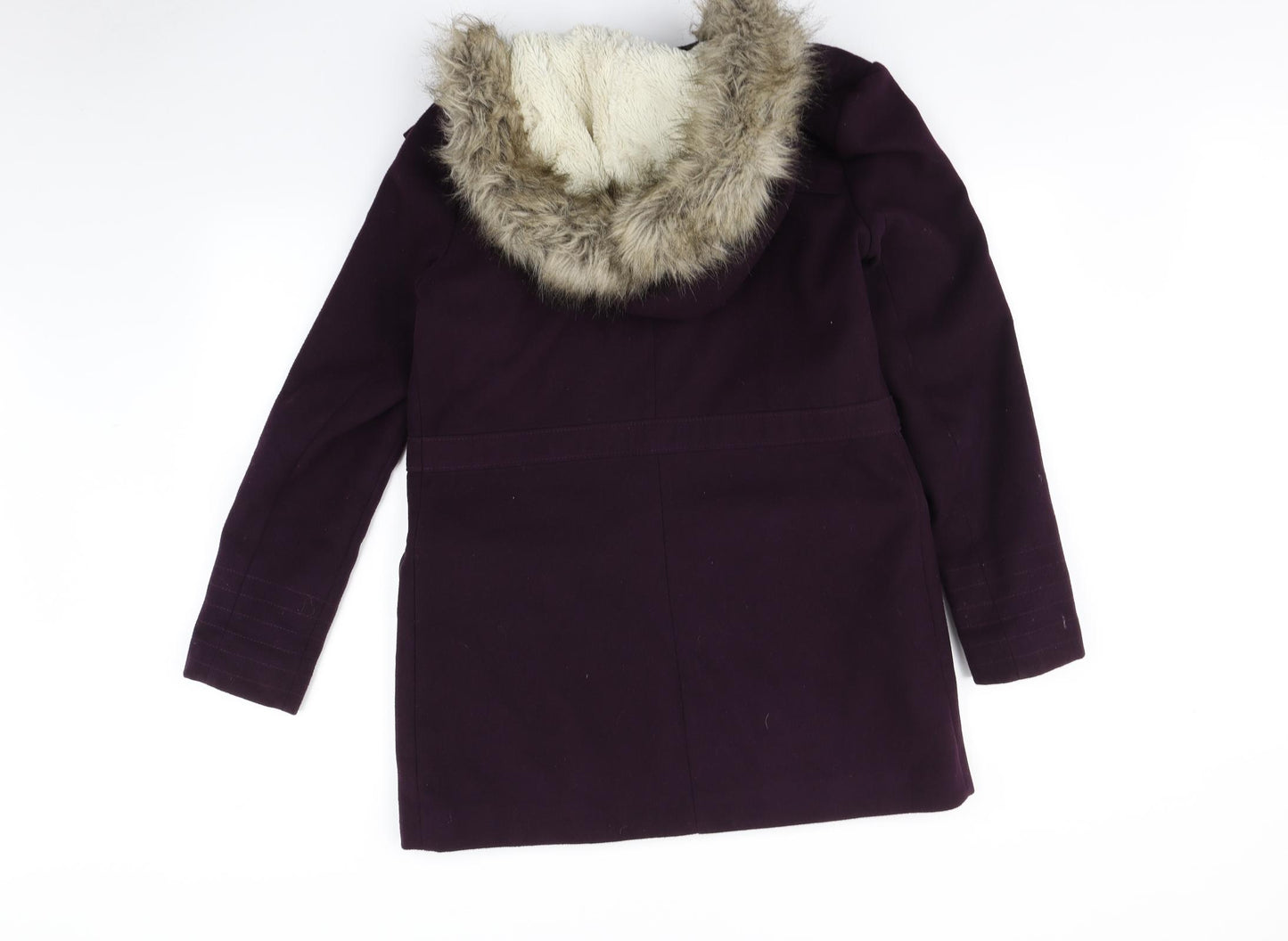 Dorothy Perkins Womens Purple   Parka Coat Size 10